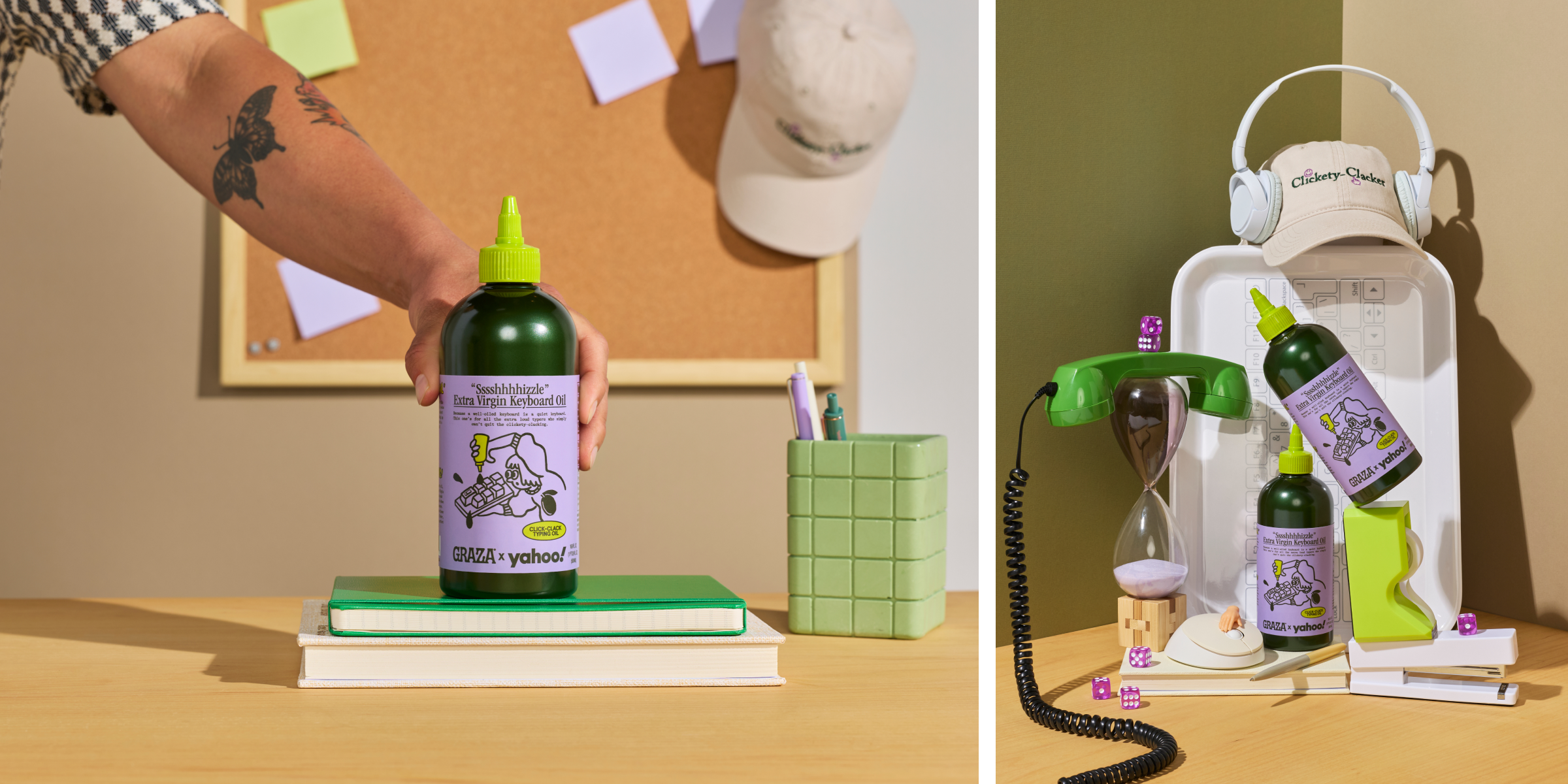 Yahoo and Graza Launch “Sssshhhhizzle” Keyboard Oil for Loud